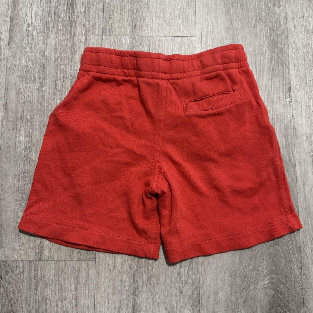 Polo Ralph Lauren Shorts Boys 4T Red Big Pony Sweat French Terry Elastic Waist - Picture 5 of 5
